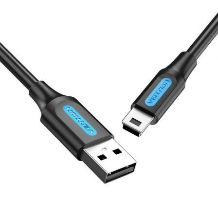 Vention Cable USB 2.0 CombH CombH USB Macho a MiniUSB Macho 2m Negro Vention Cable USB 2.0 CombH CombH USB Macho a MiniUSB Macho 2m Negro